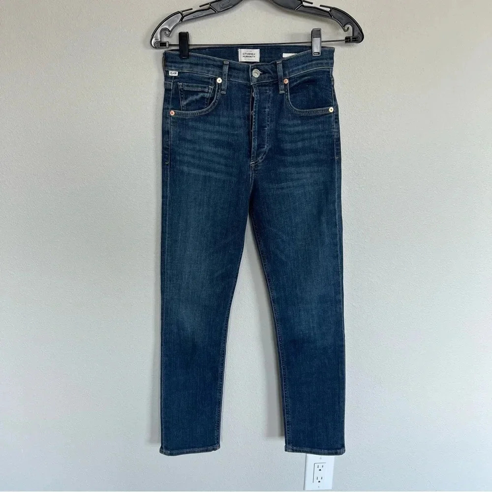 Citizens Of Humanity Jolene High Rise Vintage Slim Jeans Undercurrent Denim - Picture 3 of 14